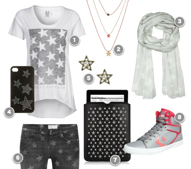 Modetrend Sternenprint